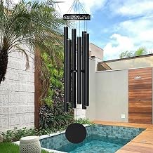 Suntimber 48" Large Wind Chimes for Outside Deep Tone, 6 Heavy Tubed Tubes