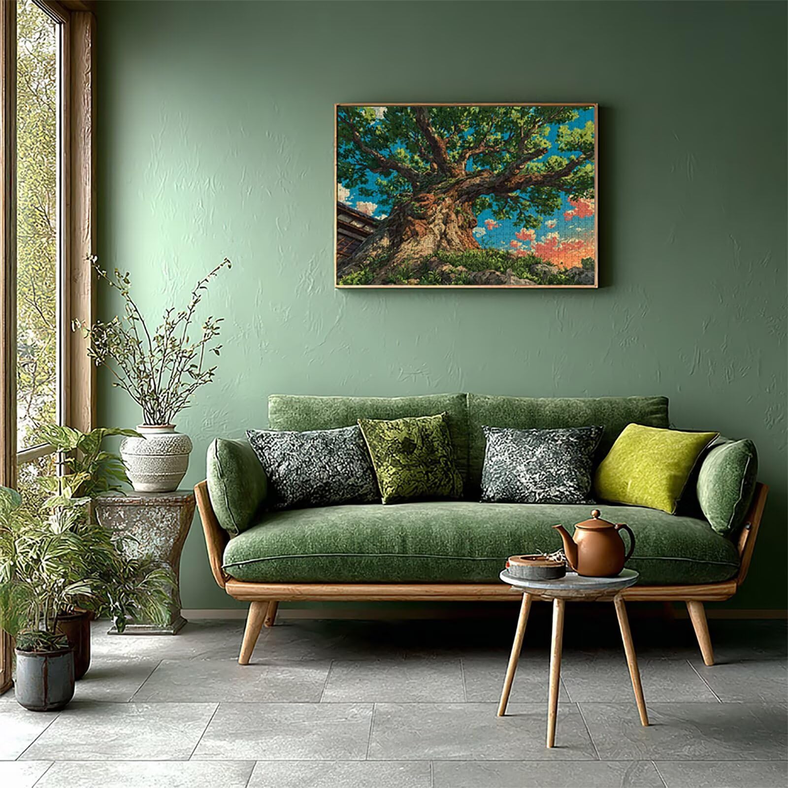 Albero Puzzle 6000 Pezzi Adulti, Cielo Puzzle Legno con Scatola 179x105cm, Idea Regalo Uomo e Donna, Divertimento Per Adulti, per Gioco Familiar, Giochi di Sfida, Squisita confezione Regalo, W-2105