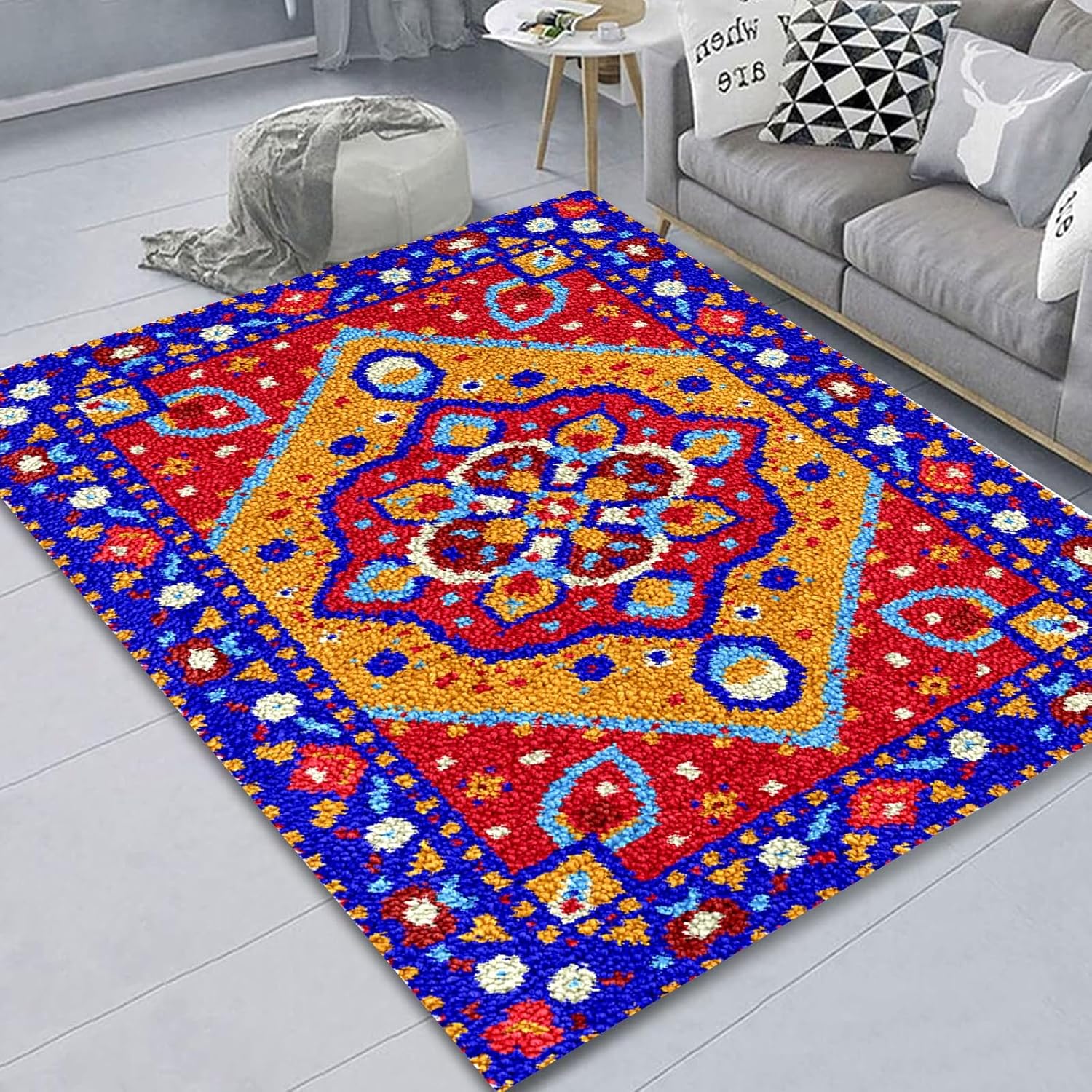 Latch Hook Rug Kits For Adults DIY Butterfly Latch Hook Rug