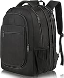 MATEIN Travel Backpack for Men, Expandable Laptop Backpack, Anti Theft Business Computer Bag Fit 15.6 Inch Laptop, Water Resistant College School Bookbag for Men Women, Black