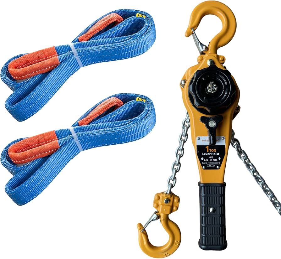Amazon.co.jp: HELIX レバーホイスト 1t 1.5m レバー式ブロック 1000kg