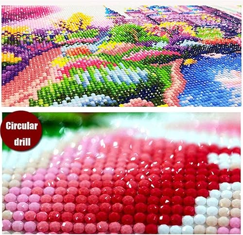 Miniatura 5 de DIY 5D Pintura de diamantes de Navidad, manualidades de diamante, Santa para principiantes, terror, punto de cruz, taladro completo, decoración del