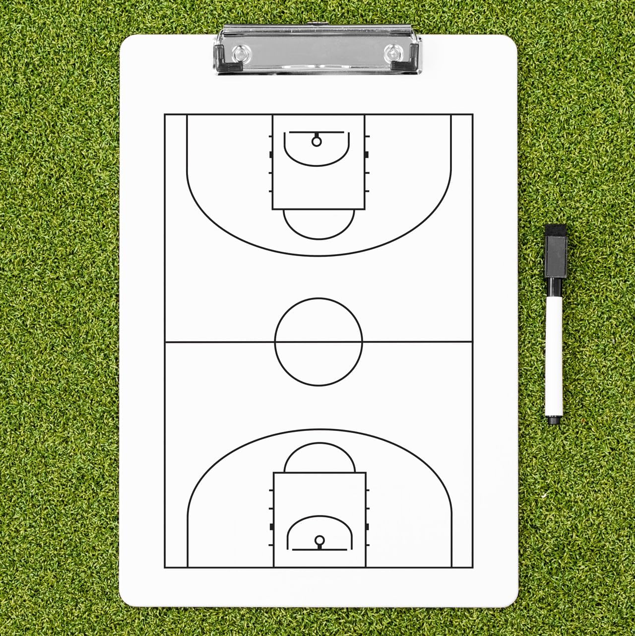 FORZA Coaching Clipboard [13 Sports Options] | Dry Erase Whiteboard Perfect for Teams, Coaches and Tactics