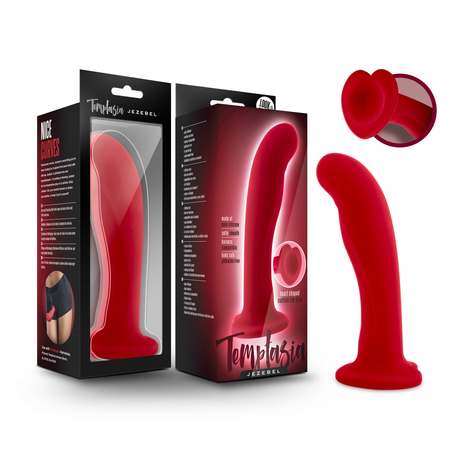 Blush Temptasia Dildos Red 15.8 cm
