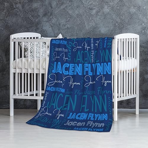 Miniatura 185 de Dr.TOUGH Mantas personalizadas para niños y adultos, manta personalizada con nombre para niños, manta con monograma con nombres personalizados