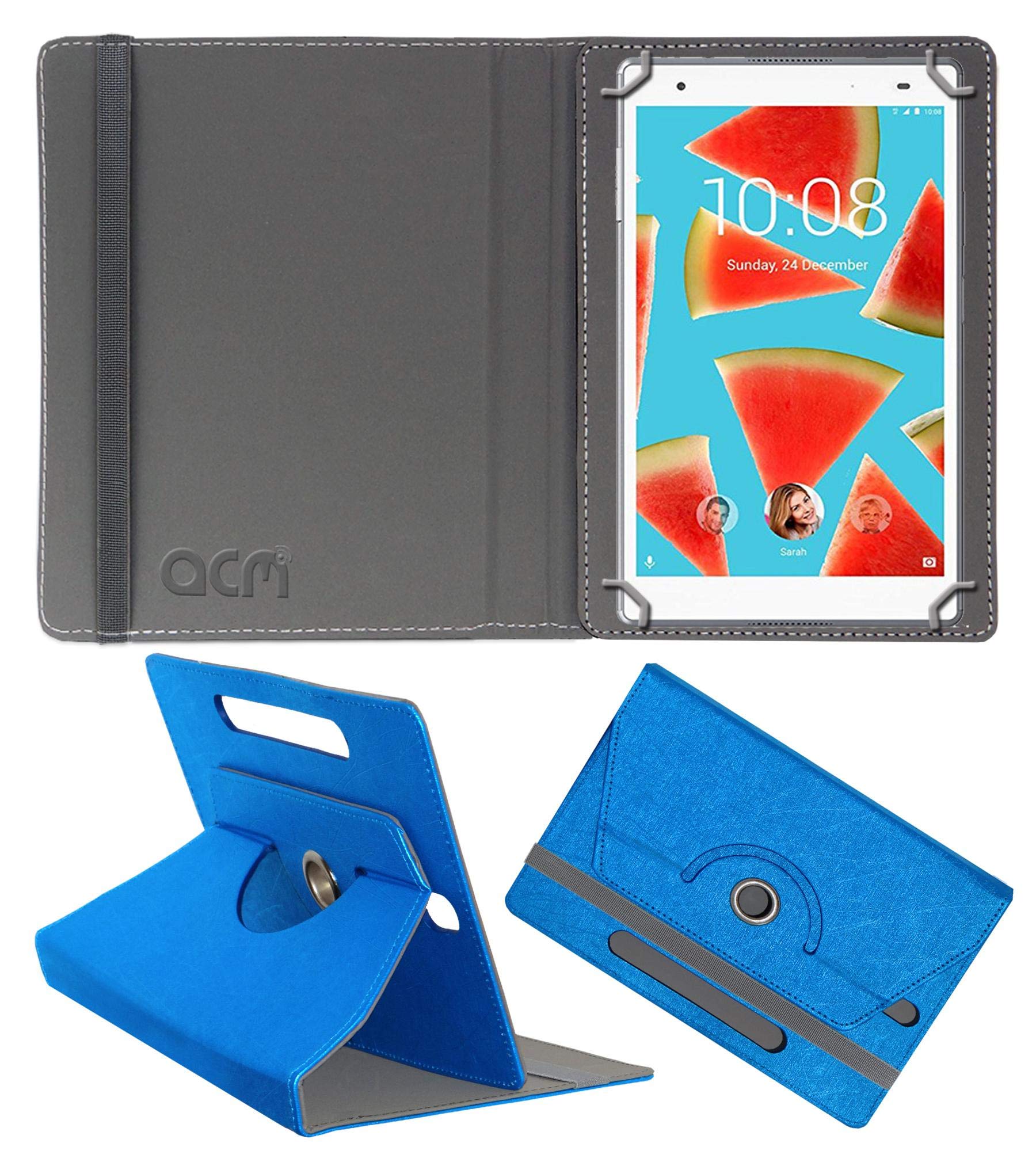 Acm Designer Rotating Leather Flip Case Compatible with Lenovo Tab 4 8 Plus Za2F0028In Cover Stand Dark Blue (B08D393XDY) Amazon Price History, Amazon Price Tracker
