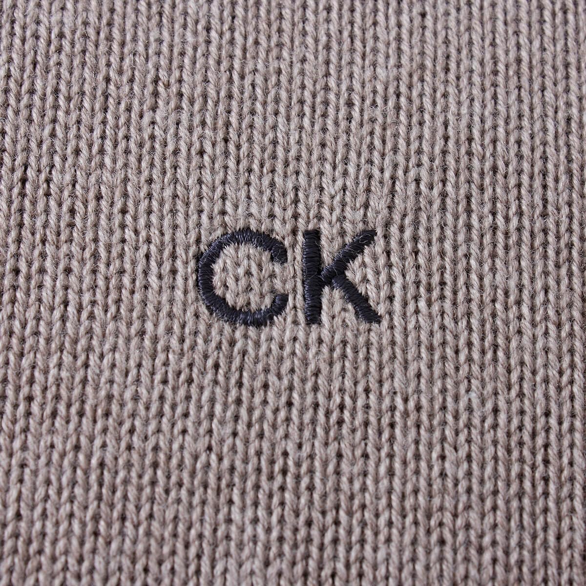 Calvin Klein Sweter meski 2025 Campus 1/2 Zip All Season Easy Care