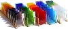50 PCS Transparent Stained Glass Sheets for Crafts, 4