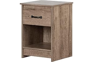 South Shore Tassio 1-Drawer Nightstand: A Stylish and Functional Addition to Your Bedroom