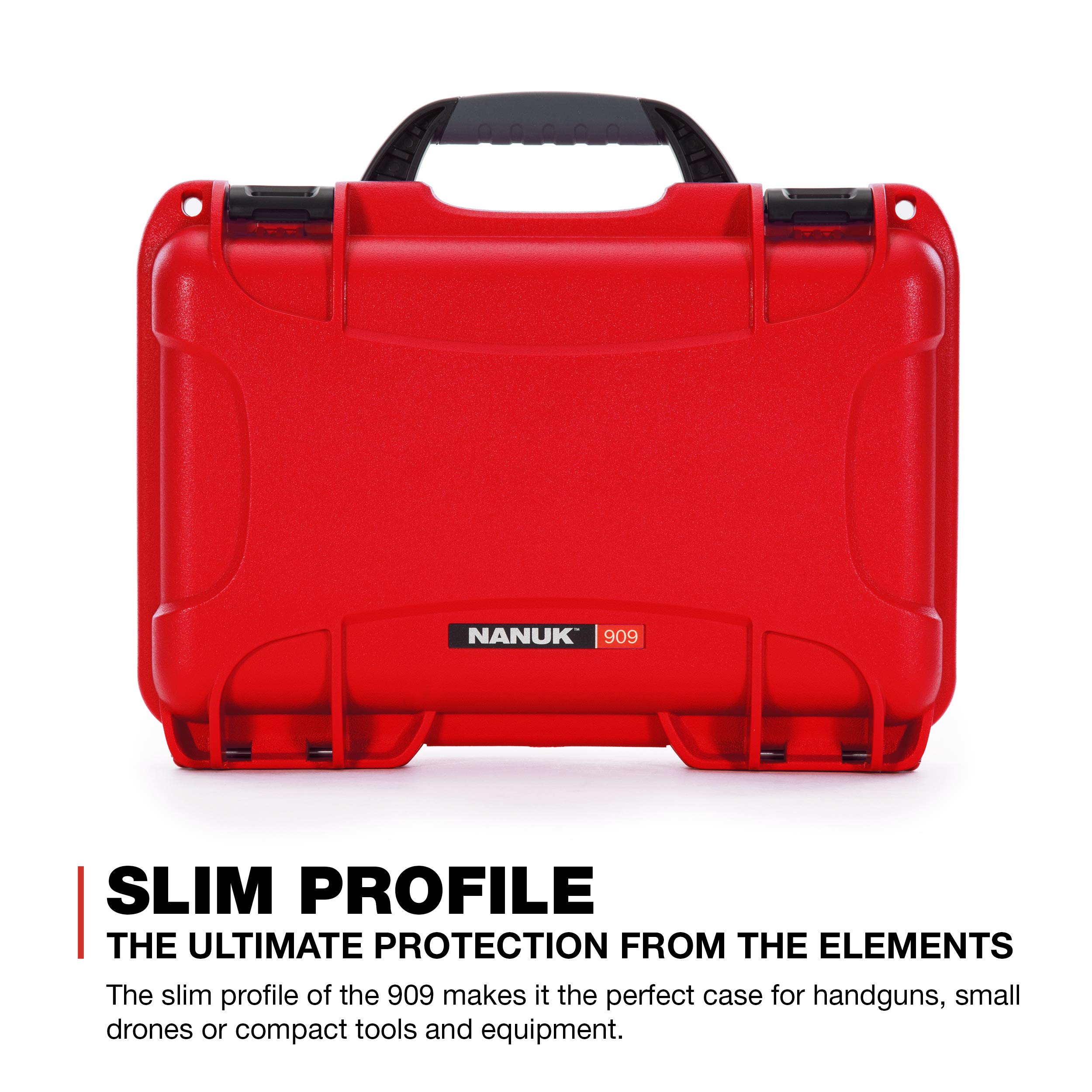 Nanuk 909 Waterproof Hard Case with Foam Insert - Red - Image 2