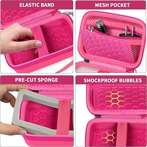 Vista 88 de AbergBest 21 Mega Pixels 2.7" LCD Recargable HD/Kodak Pixpro/Canon PowerShot ELPH 180/190 / Sony DSCW800 / DSCW830 - Funda protectora para cámara