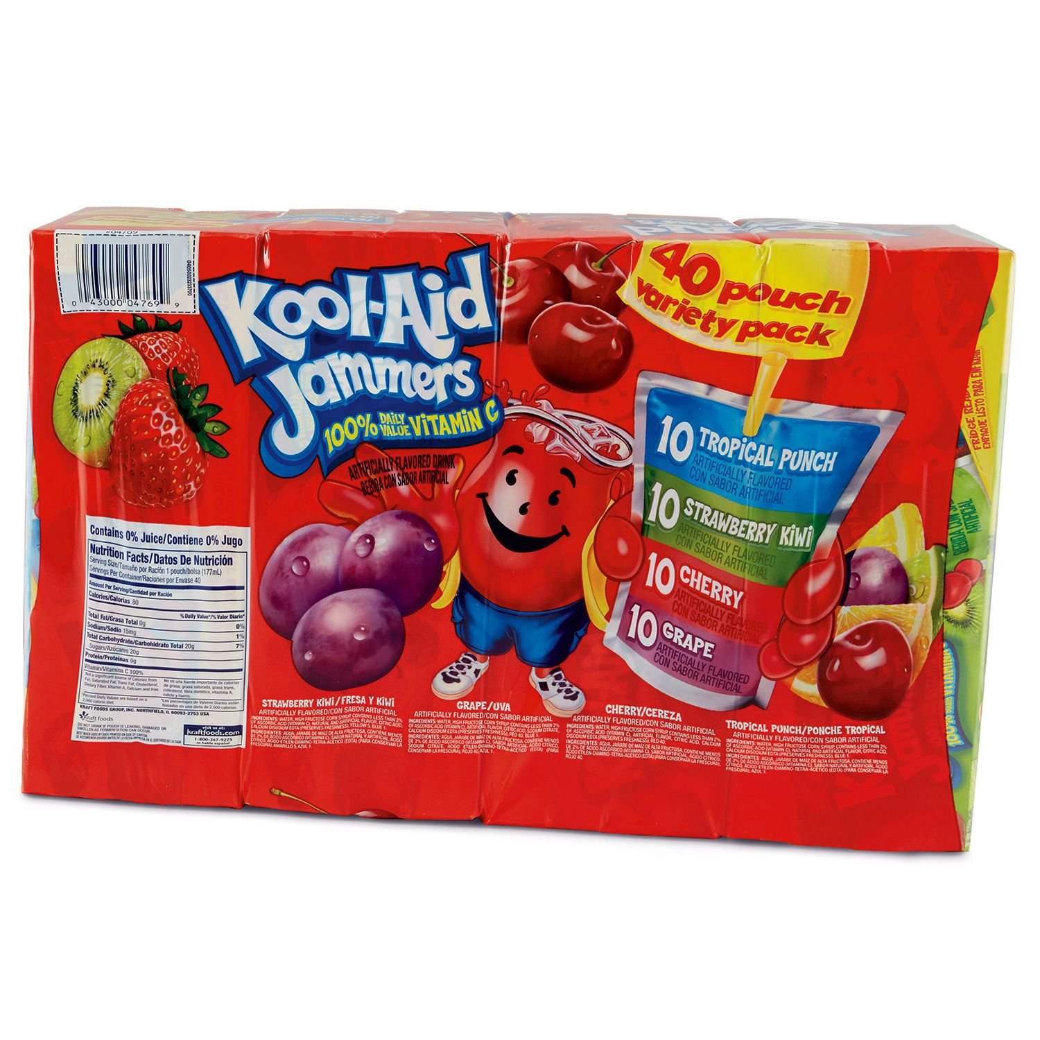 Kool-Aid Jammers Variety Pack - 40 pouches