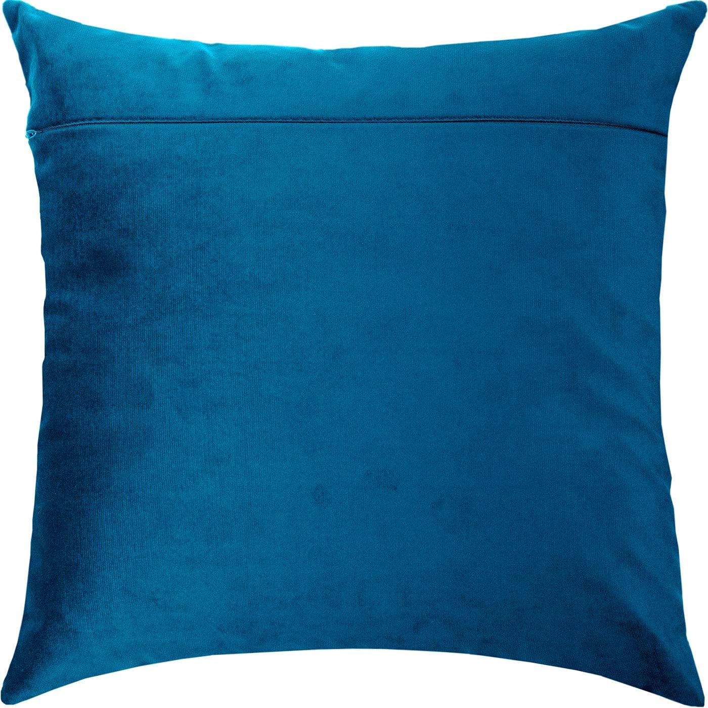 Brvsk Sapphire. Velvet Backing for Throw Pillow Kits 16 × 16 inches (with Zipper) from Europe