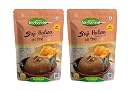 Kitchential Suji Halwa with Jaggery - 400 gm | Instant | Ready-to-Cook Mix | Delicious | Gud Ka Halwa (Semolina) | Easy-to-Cook - Pack of 2 gallery image
