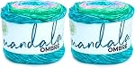 Lion Brand Yarn Mandala Ombré Yarn avec des couleurs vibrantes, doux Yarn pour crocheter et tricoter, équilibre, 1-Pack | Varié Yarn pour Crochet, tricot, Artisanat, Soft, Fibre acrylique pour les couvertures, Pulls de poids plus mauvais, Châles colorés