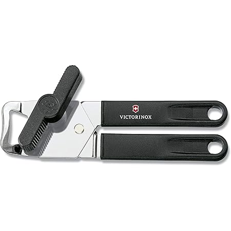 Amazon Co Jp Victorinox ビクトリノックス カンオープナー ブラック 缶切り手動 7 6857 3 ホーム キッチン