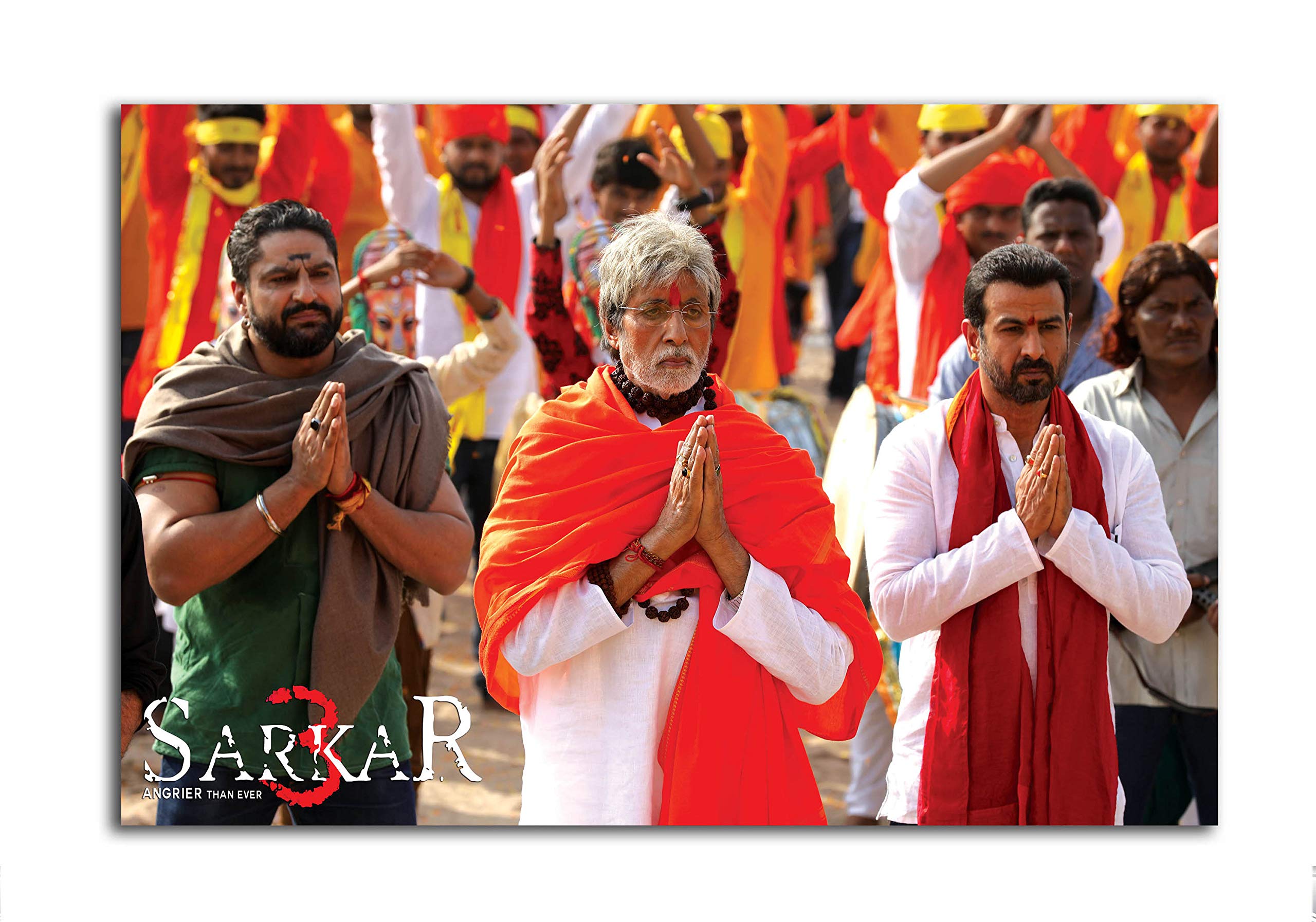 Tamatina Wall Poster | Bollywood Movies Poster | Sarkar 3 | Amitabh Bachchan| Hindi Movies | Tearproof | Laminated | Hostel | Size - 92 X 61 cms.a7002