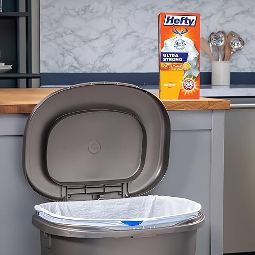 Miniatura 46 de Hefty - Bolsas para Basura Para Cocina, Altas, Ultra Fuertes, Aroma a Lavanda y Vainilla Dulce, 13 Galones, 80