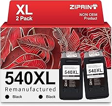 ZIPRINT PG-540 XL Nero Compatibile per Canon 540 PG-540XL per Canon TS5150 TS5151 MG3650 MG3650s MG4250 MG3150 MG3250 MX475 (2 nero-pack)