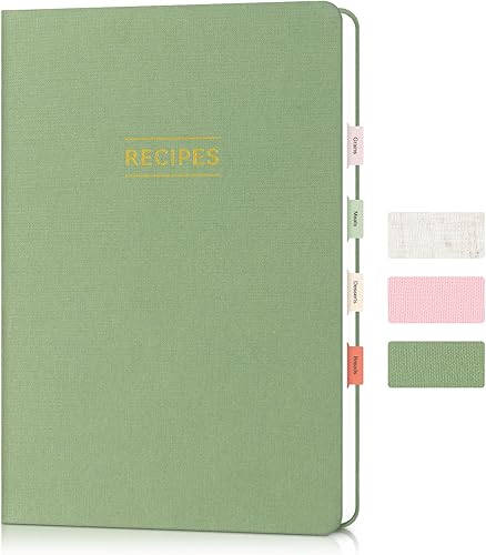 Artake Libro de recetas en blanco para escribir en tus propias recetas, cuaderno de recetas personales de tapa dura, libro de cocina estético en disponible en Yaxa Venezuela