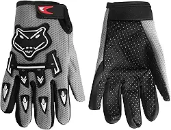 Luvas Infantis Para Motocross E Esportes Radicais Jovens, Motocicleta, Bmx, Mountain Bike, Quadriciclo, Dedos Inteiros, Ciclismo Ao Ar Livre, Acampamento Pesca