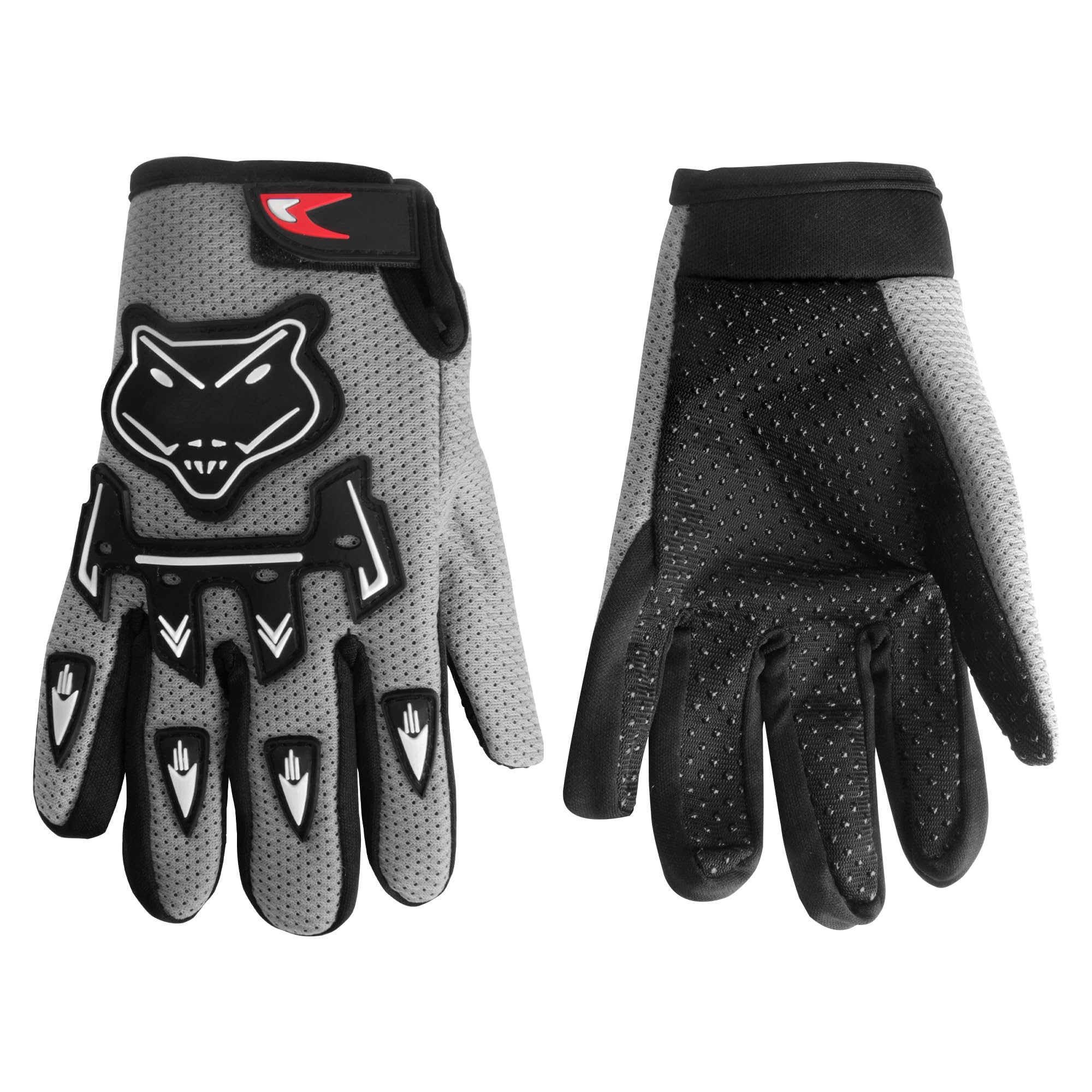 Kids Dirt Bike Gloves Kids Youth Power Sports Riding Gloves for Motorcycle BMX Mountain Bike ATV Full Finger
