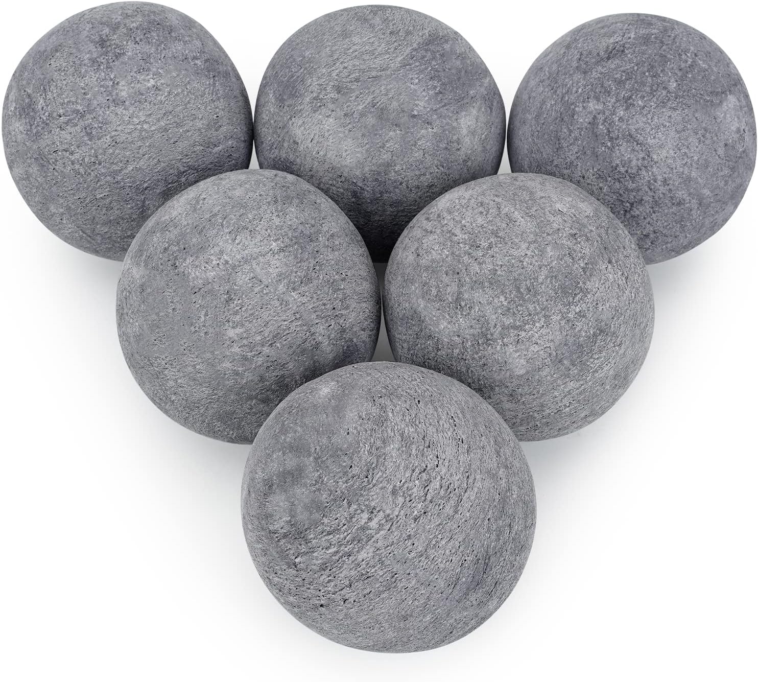 Amazon.com : Stanbroil Ceramic Fire Balls - 5” Round Fire Stones for ...