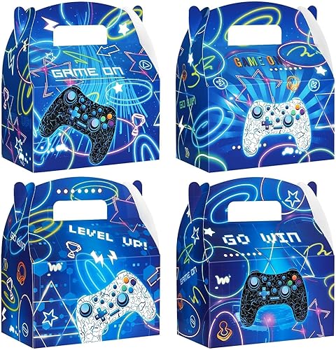 Miniatura 28 de WERNNSAI Paquete de 12 cajas de fiesta de dinosaurios, decoraciones de cumpleaños de dinosaurios, cajas de recuerdo de fiesta de dinosaurios