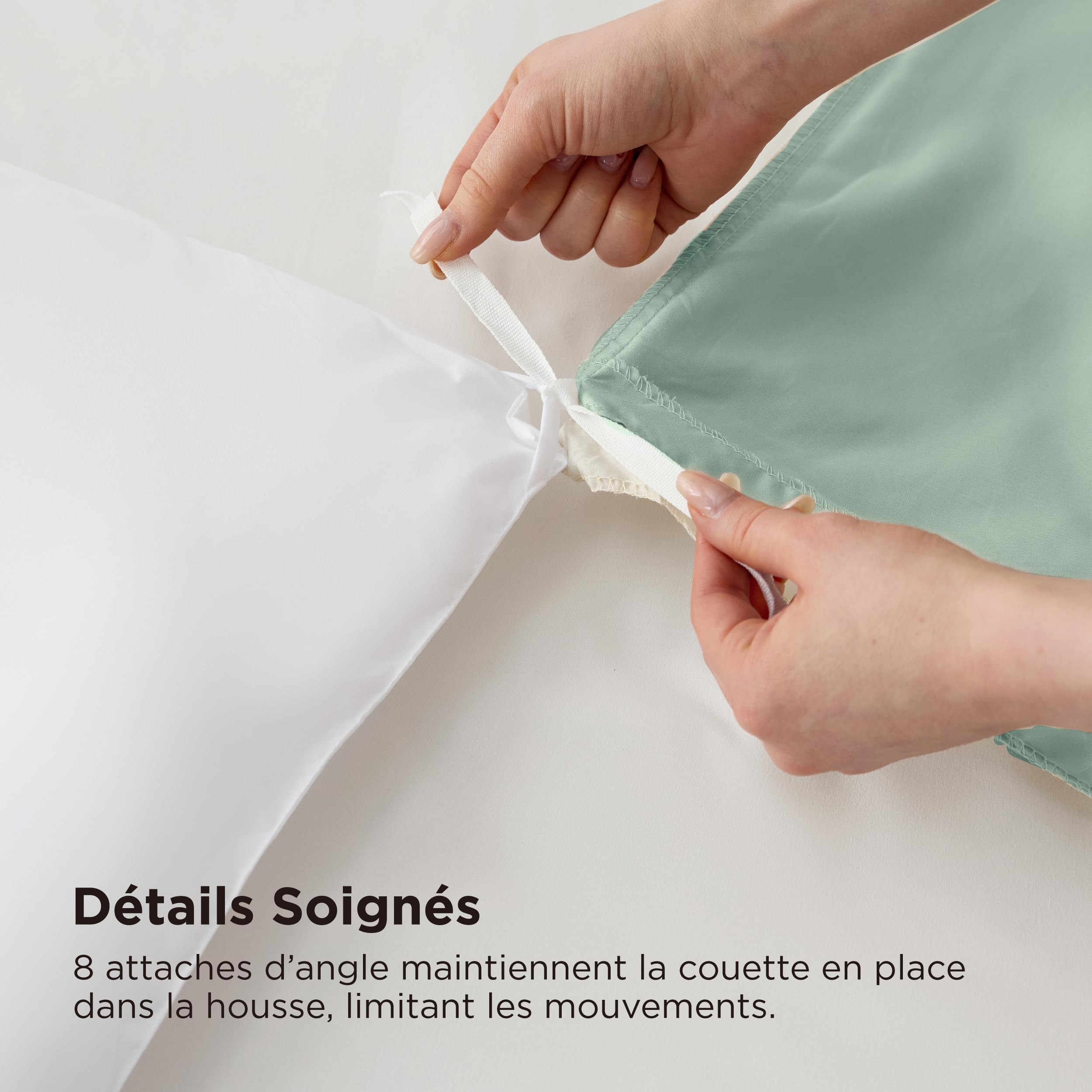 Bedsure Couette d'été 240x220, Couette légère d'été 240x220, Douce, Fine et légère pour l'été, Microfibre Respirante, Couette matelassée Estivale certifiée Oeko-TEX pour Personnes allergiques, Blanc