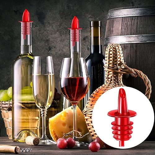 Vista 12 de Maxcheck 200 boquillas de vertido para botellas de licor, vertedores de plástico para botellas de flujo libre para barras de alcohol, cafeterías