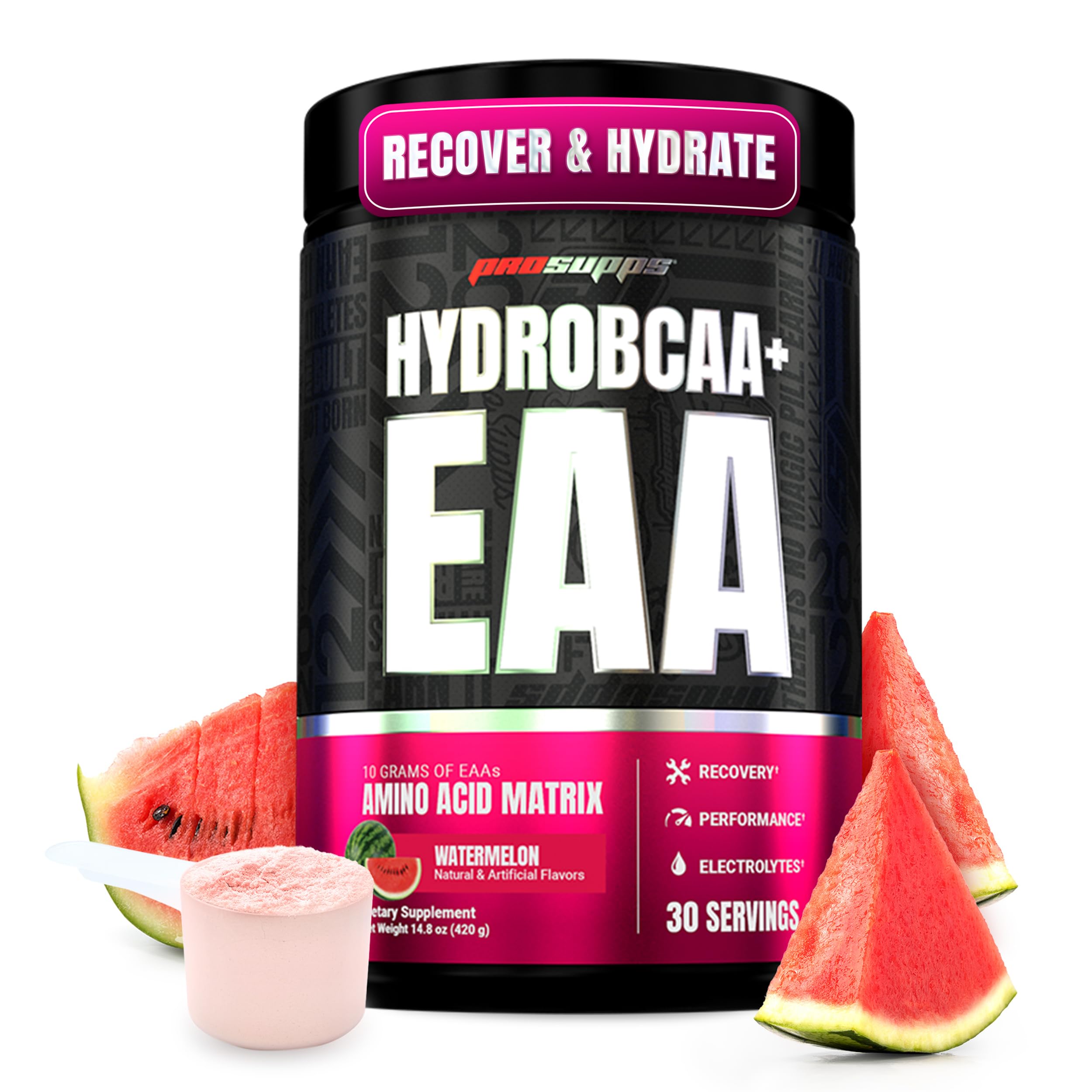 ProSupps HydroBCAA Plus Essentials (Watermelon, 30 Servings)