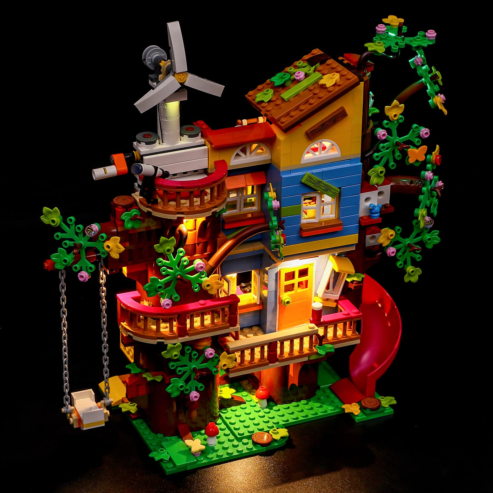Luz LED para Lego 41703 Amigos Amistad Árbol Casa Bloques Modelo - No Incluido el Modelo Set 4