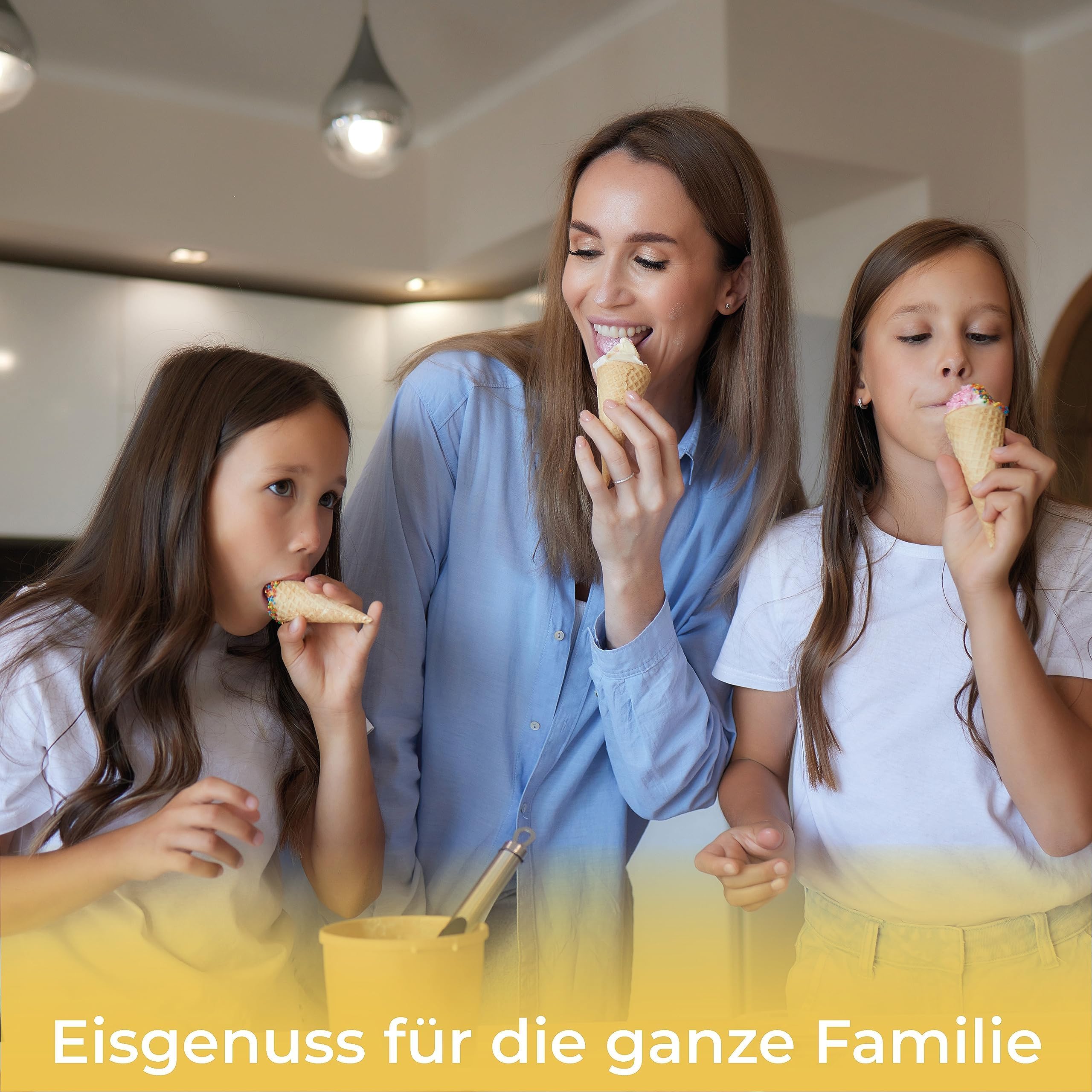KLAMER 2-in-1 Eismaschine & Joghurtbereiter 2 L, 180 W Eiscrememaschine aus Edelstahl mit Kühl- und Heizfunktion, hausgemachtes Speiseeis mit selbstkühlendem Kompressor, mit digitalem Rezeptbuch