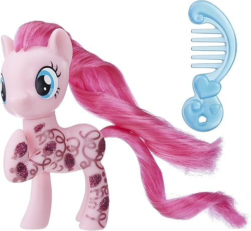 Miniatura 1 de My Little Pony Pinkie Pie - Figura de poni con diseño de purpurina