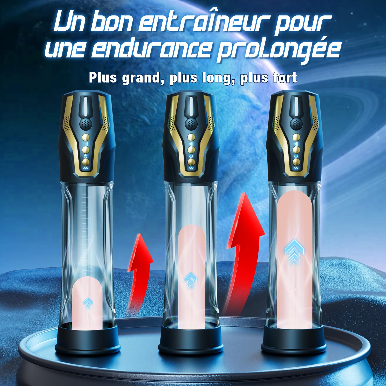 Pompes à Pénis Vaginette Masturbateur Automatique - Contrôle Vocal Pompe Penis Sex Toýs Homme avec 4 Modes d'aspiration & 4 Modes de Pompage, Masturbateurs Masculins Pompe a Penis Masturbeuse Homme