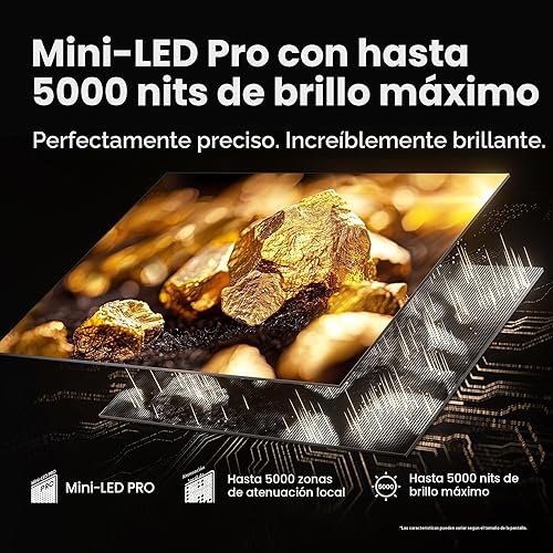 Miniatura 5 de Hisense - Smart TV Google de 65" Clase U8 Mini-LED ULED 4K UHD (65U8QG, modelo 2025) - QLED, 165Hz nativo, VRR 288, hasta LD5600, 5000 nits, HDR10+