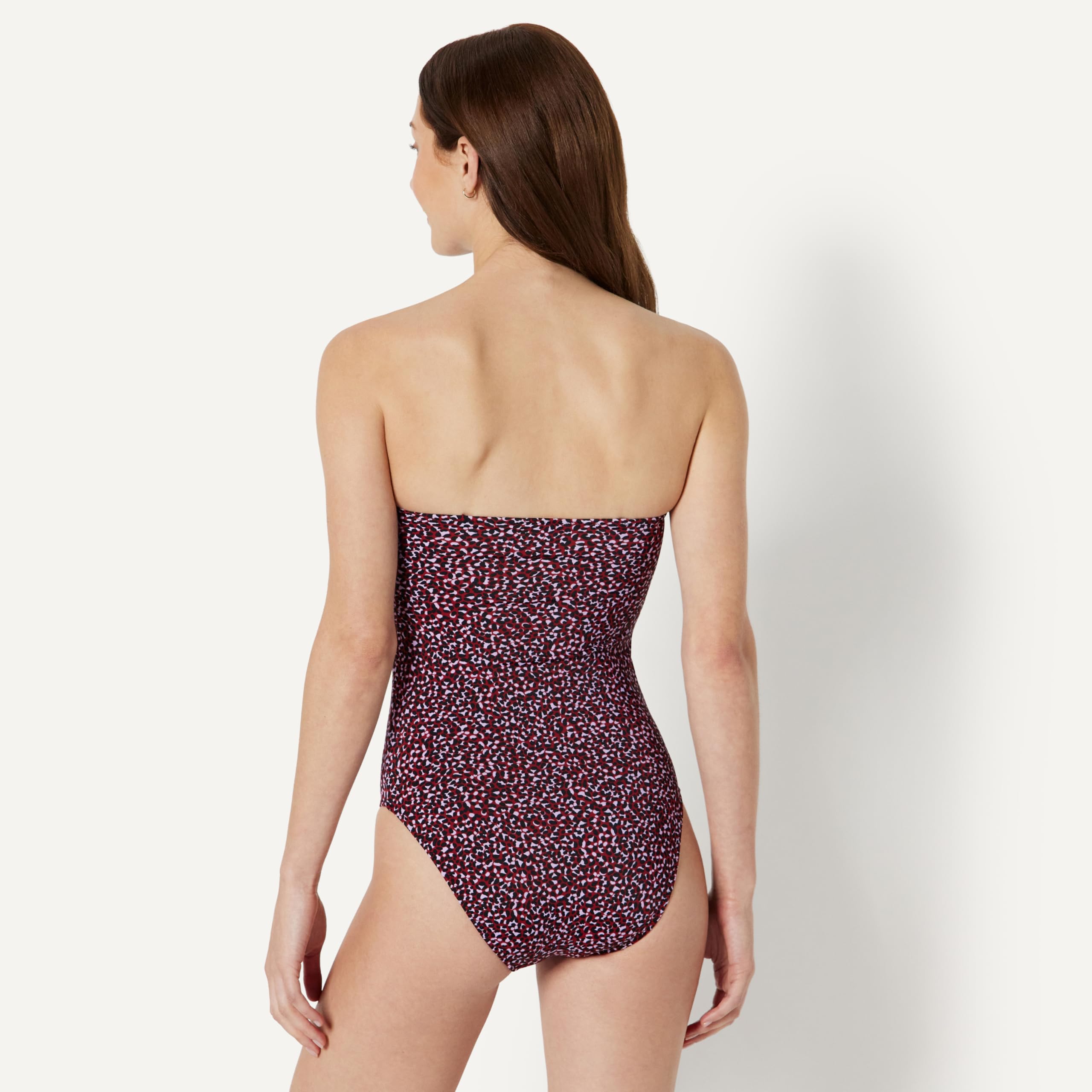 Amazon Essentials Traje de baño de una Pieza Tipo Bandeau Mujer