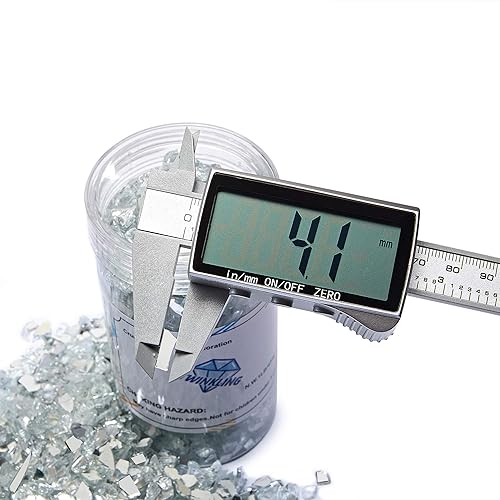 Miniatura 4 de TWINKLING Cristal de fuego de alto brillo, piedra de grava, cristal roto, chips de gemas de fuego, vidrio triturado para hogueras, manualidades,