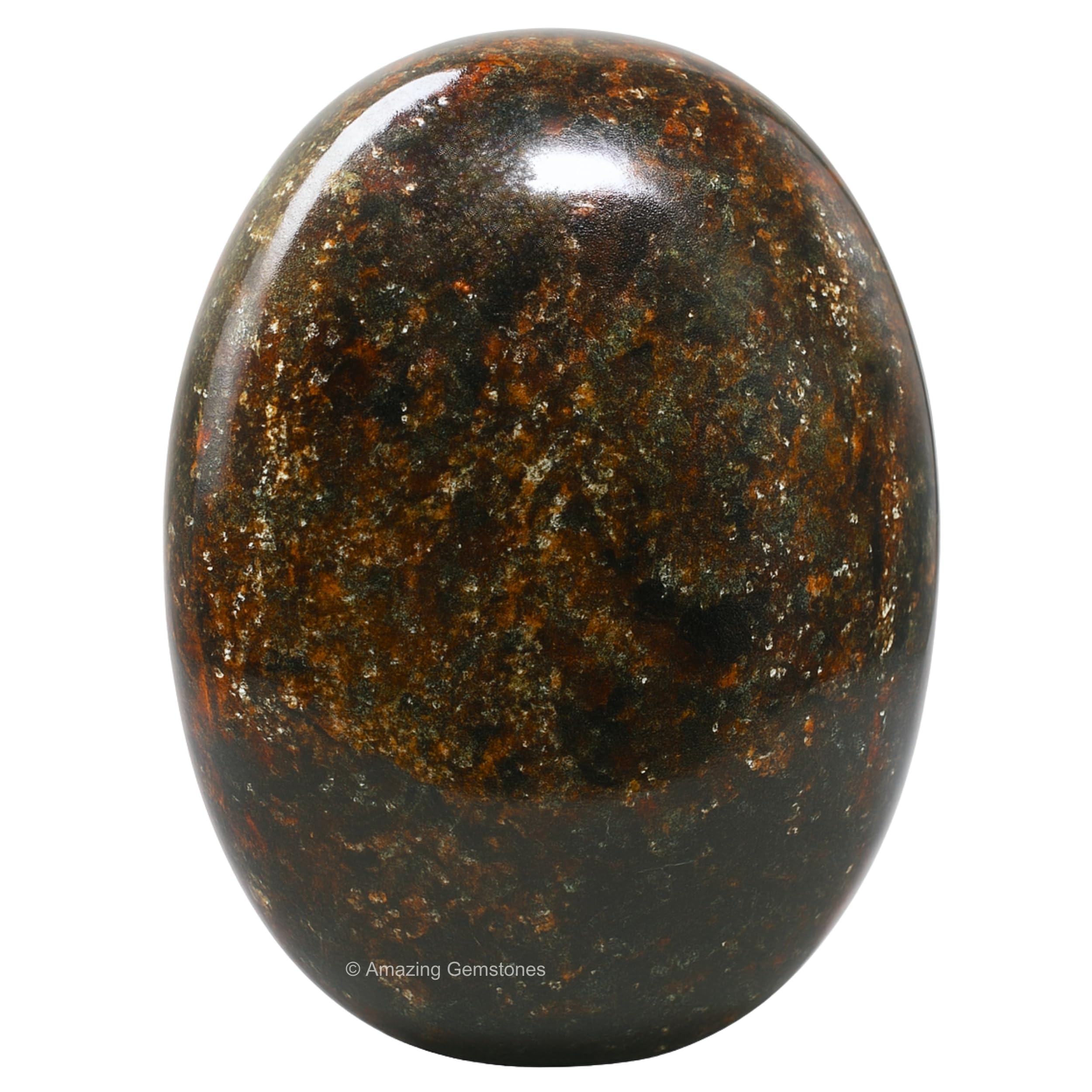Garnet Crystal Palm Stone, 45-50mm Large Meditation Healing Crystal