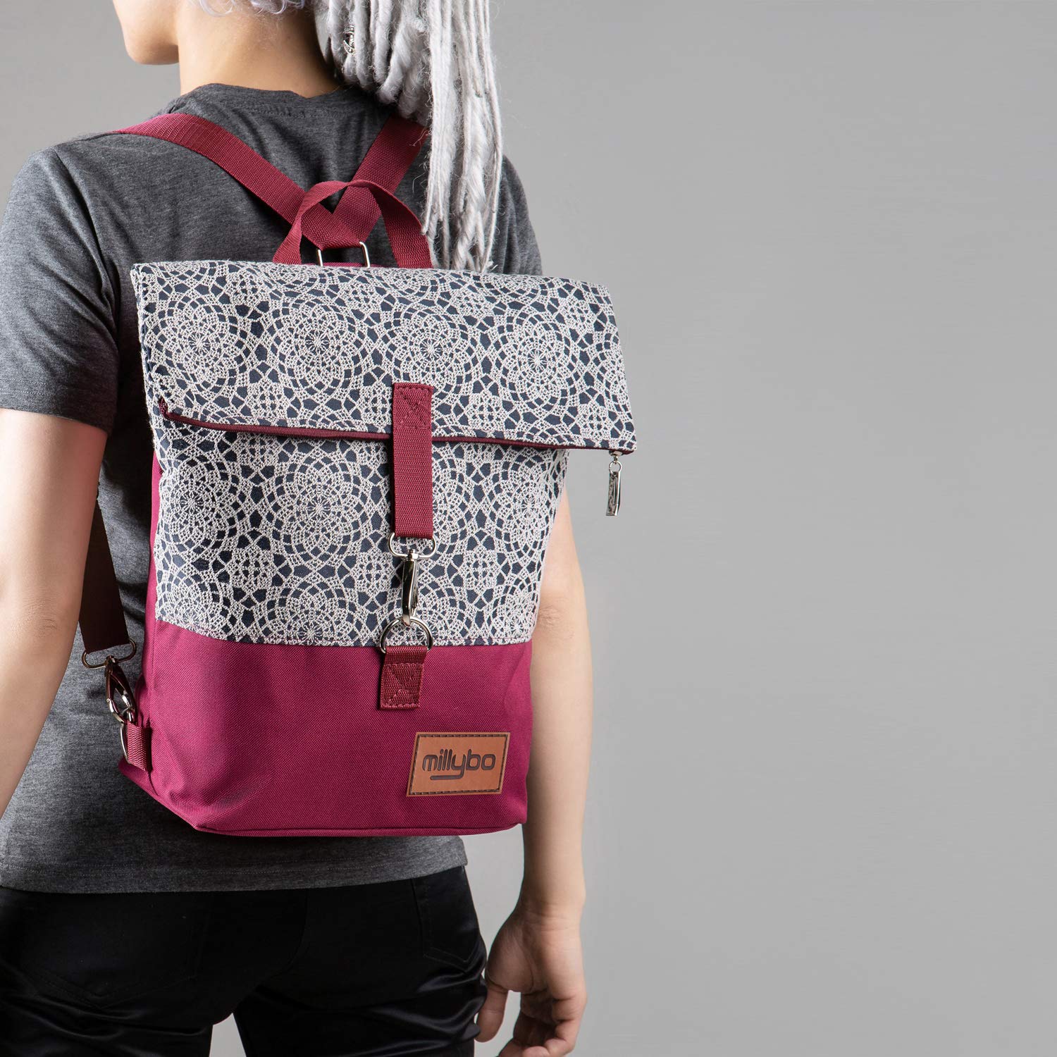 SWEET Fahrradtasche Gepäckträger Rucksack Fahrrad Tasche Damen Backpack Fahrradrucksack wasserabweisend