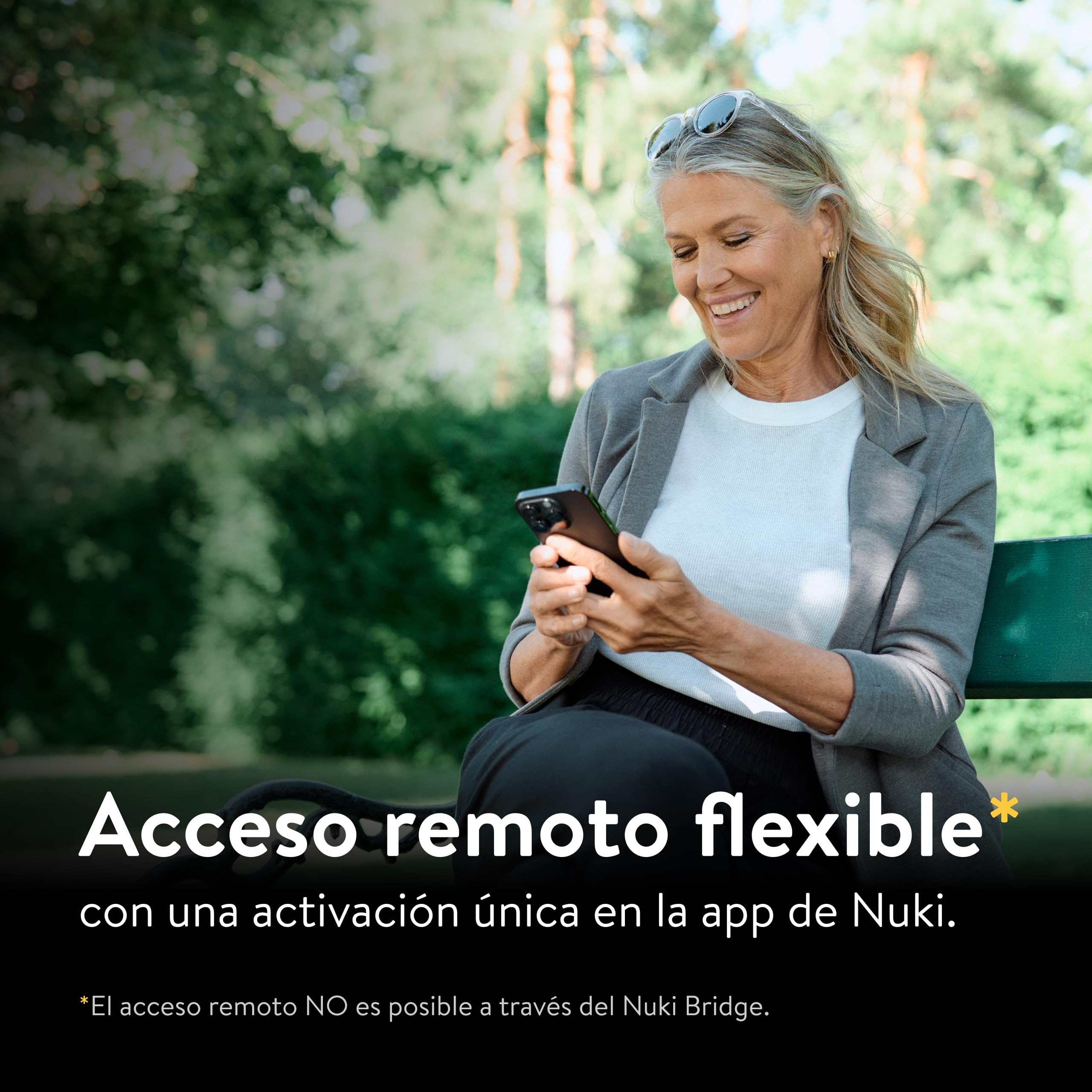 Nuki Smart Lock Go (2025) con Bluetooth & Matter, cerradura inteligente que convierte tu smartphone en llave, fácil instalación sin cambiar cilindro – Smart Lock con Keypad