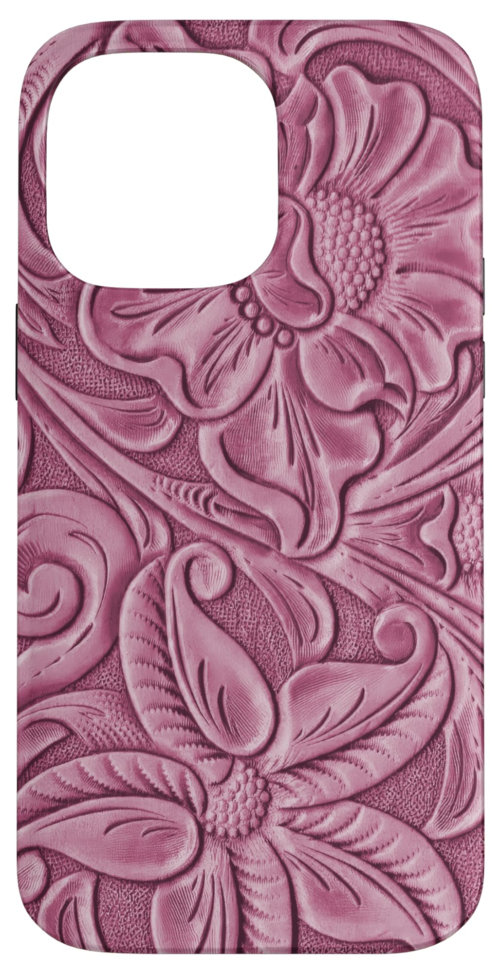 Pink Western Boho Rodeo Cowgirl Horse Bull Riding Floral Case for iPhone 14 Pro Max
