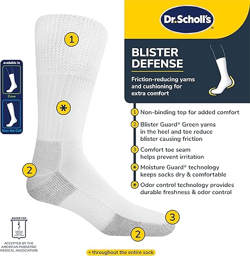 Miniatura 4 de Dr. Scholl's Calcetines tobilleros acolchados para mujer que absorben la humedad y no se vinculan (2-3 pares)