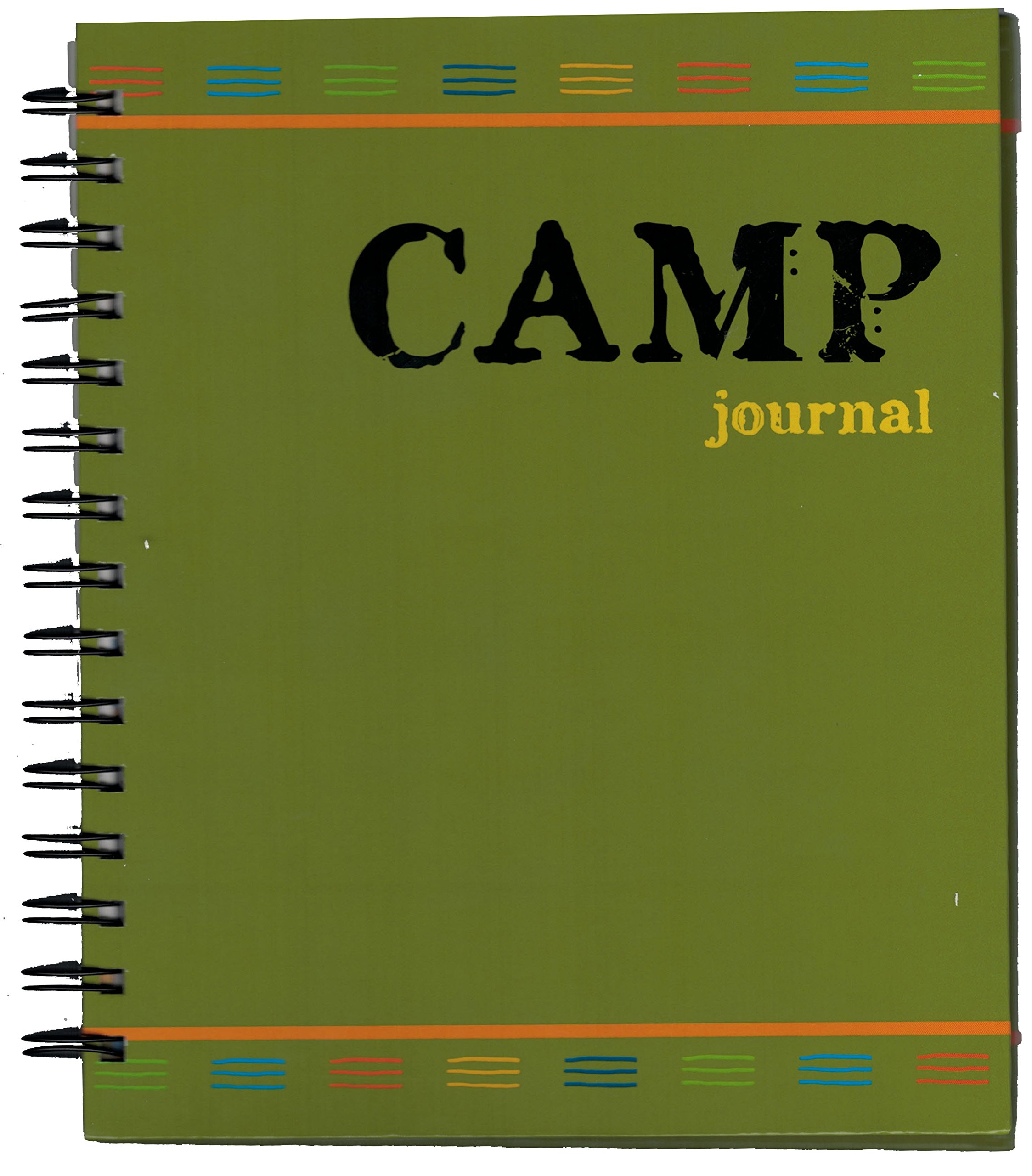 Hardcover Spiral Camp Journal, 24 Pages With Designs, A great keepsake with all his camp memories!