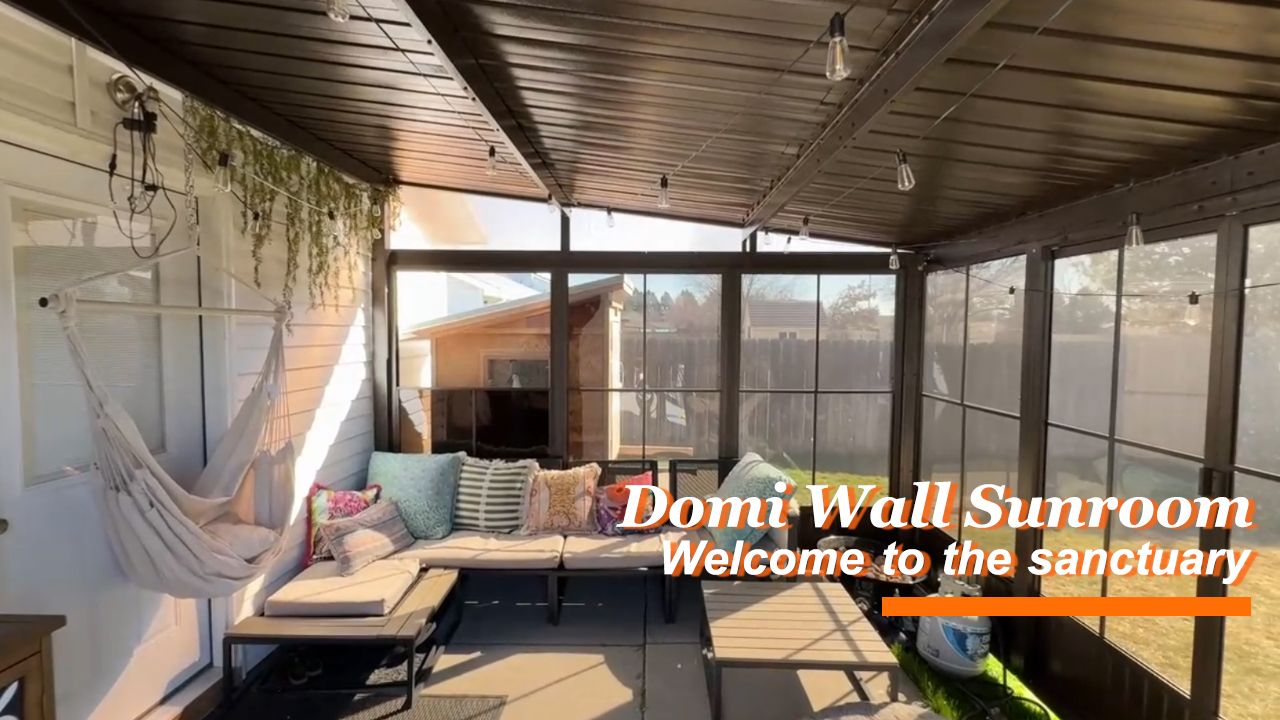 Amazon.com: Domi 12x16FT Wall Mounted Sunroom,Solarium Aluminum