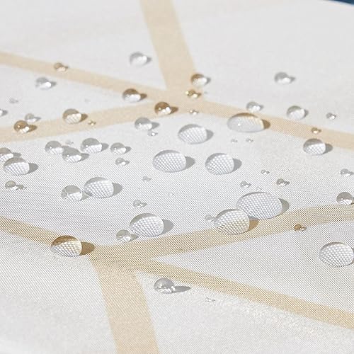 Miniatura 10 de Tienda Basics - Cortina o forro de ducha de PEVA, calibre 8, con bolsillos de almacenamiento de malla, 72 x 72 pulgadas, transparente