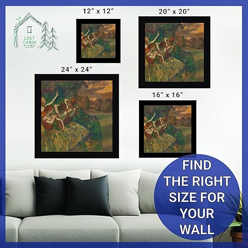 Miniatura 6 de Póster enmarcado de cuatro bailarines 1899 de Edgar Degas para decoración de pared, pintura de obras de arte finas, pósteres e imágenes, impresiones