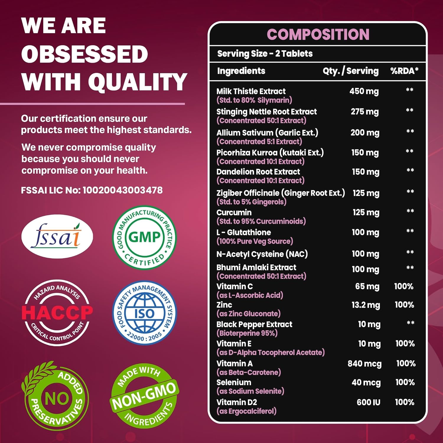 Healeo Liver Forte 2500mg, 17-in-1 Milk Thistle Liver Detox Supplement with NAC, Glutathione, Turmeric, Dandelion - Fatty Liver Cleanse, Care & Support - Lab Tested - 60 Veg Tablets Healeo Liver Forte 2500mg, 17-in-1 Milk Thistle Liver Detox Supplement with NAC, Glutathione, Turmeric, Dandelion - Fatty Liver Cleanse, Care & Support - Lab Tested - 60 Veg Tablets