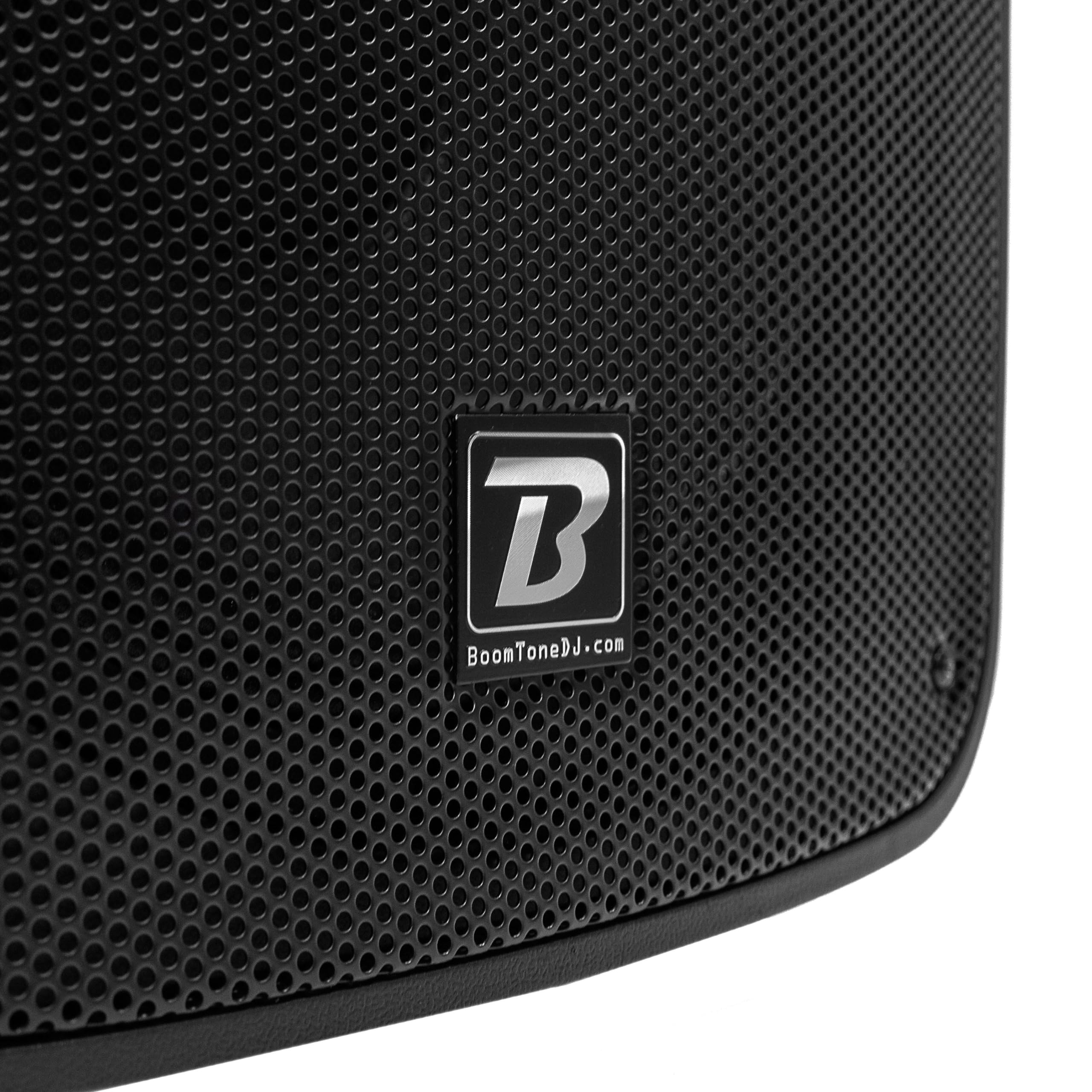 12 Zoll Active Lautsprecher schwarz 2-Wege Leistung 400 Watt drahtlose Bluetooth-Verbindung Mikrofon/Line-Eingang Solide ABS TWS Leistungsstark und vielseitig – ideal für DJ, Animation, Bühne.