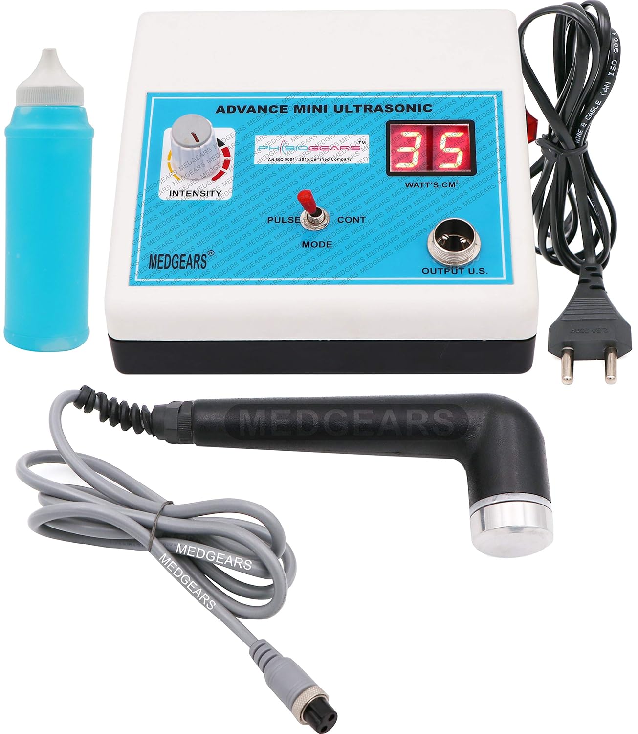 MEDGEARS Ultrasonic Therapy Machine Physiotherapy Ultrasonic Machine